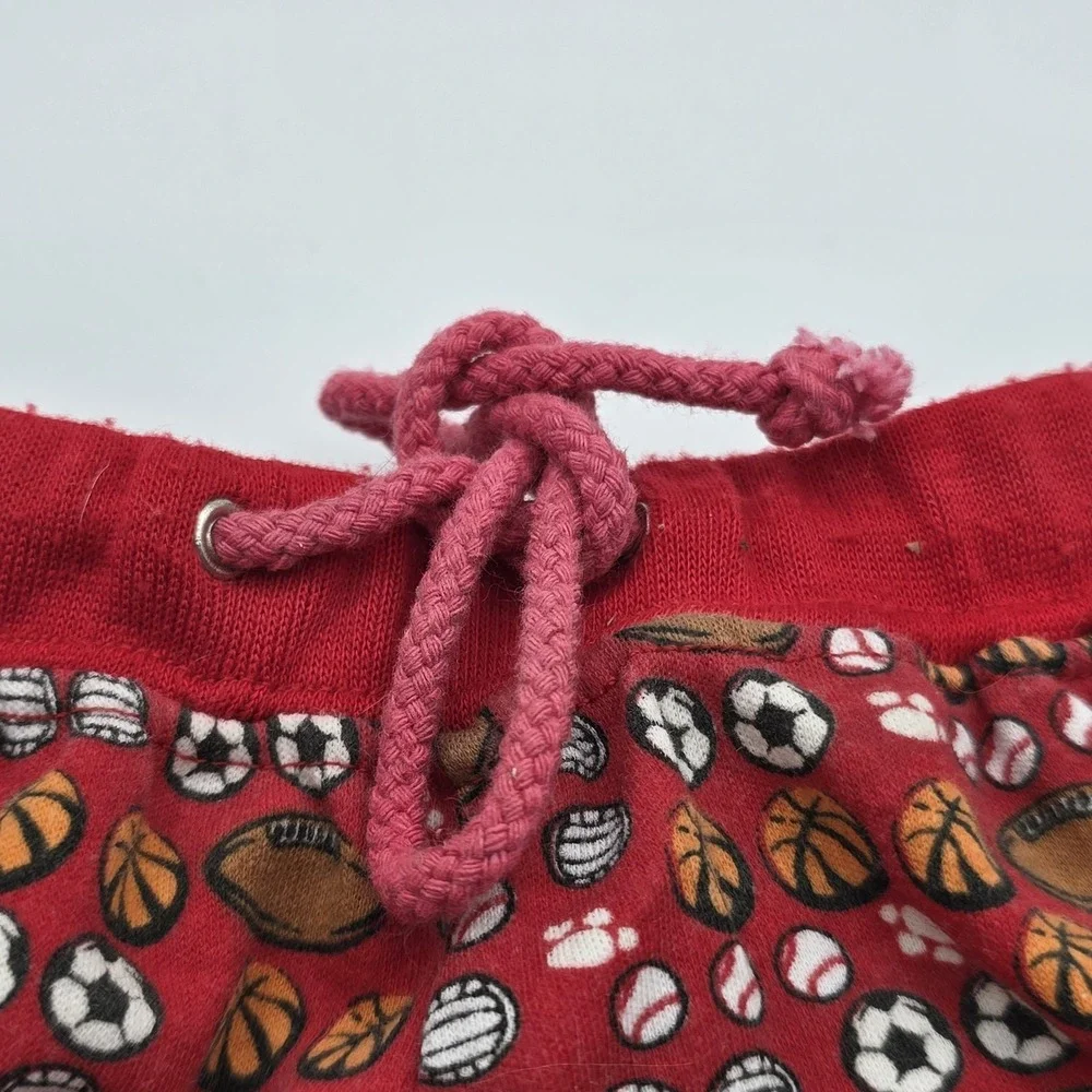 VTG Build A Bear Play‎ Ball Red Blue Athletic Shorts Teddy Clothes Outfit